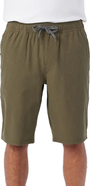 O'Neill Men's Hybrid Khaki Shorts - 21 Inch Outseam, Quick Dry Fabric with Stretch