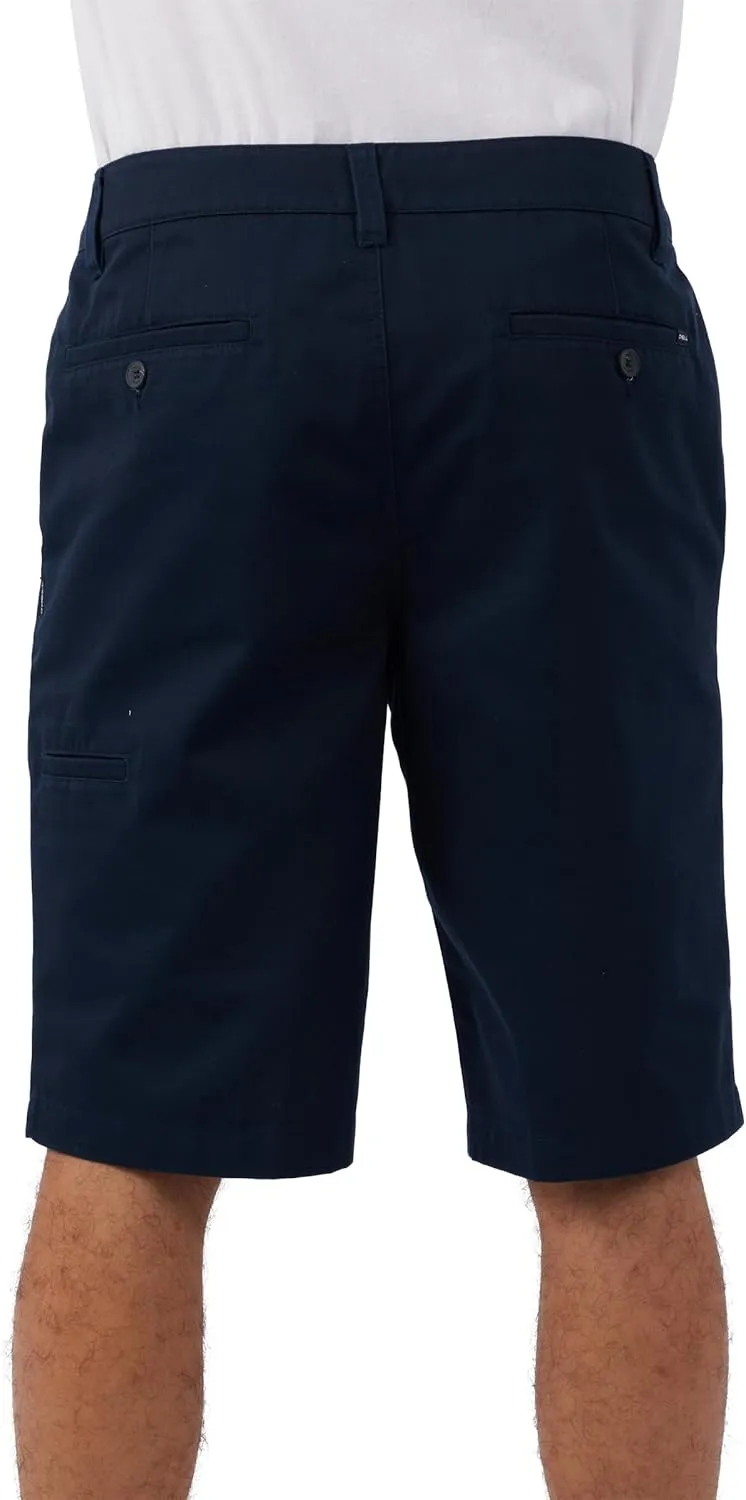 O'NEILL Men's Khaki Shorts -Stretch 22 Inch Outseam Chino Shorts Men-Classic Shorts for Men-Comfortable and Versatile