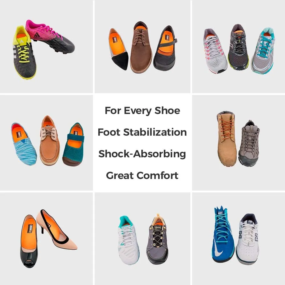 Orange Light C 3/4 Fits Men's Shoe 7.5-9, Women's 9-10.5