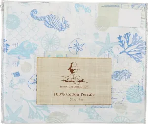 Panama Jack Wave Writer Sheet Set Full Blue
