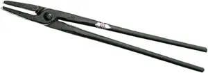 Picard Blacksmith Tongs, Flat Nosed, 20" Long - C35 Steel, 1200g, For Material Thickness 13 to 14 mm, Blacksmith Forge, Blacksmith Tools