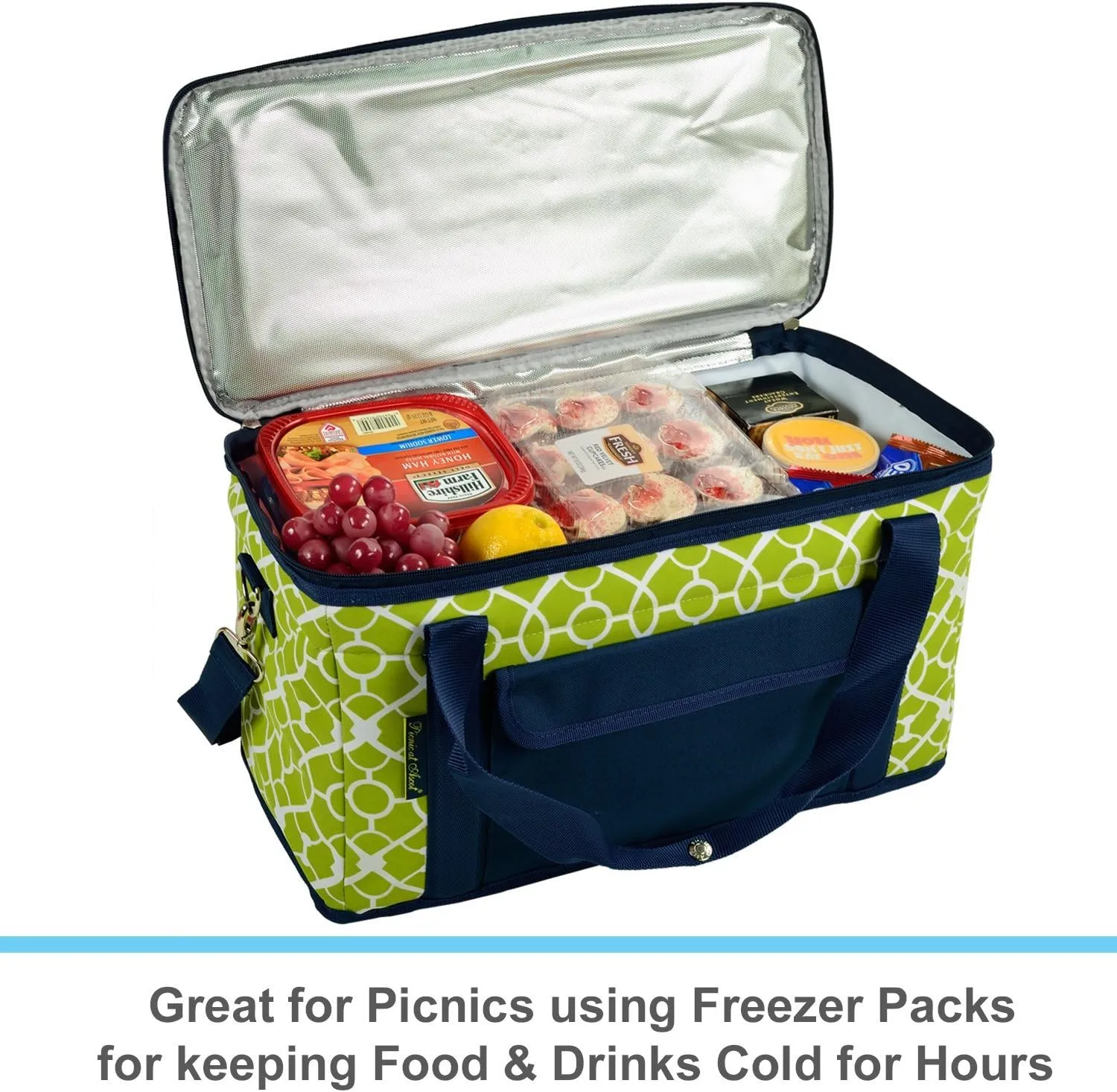 Picnic at Ascot 42 Can Capacity Semi Rigid Collapsible Leakproof Cooler- Designed & Quality Approved in The USA - 2 Pack