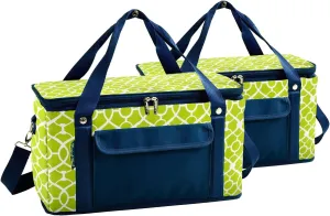 Picnic at Ascot 42 Can Capacity Semi Rigid Collapsible Leakproof Cooler- Designed & Quality Approved in The USA - 2 Pack