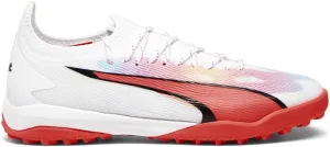 Puma Ultra Ultimate Cage Turf Shoes (Numeric_8) White, Orange
