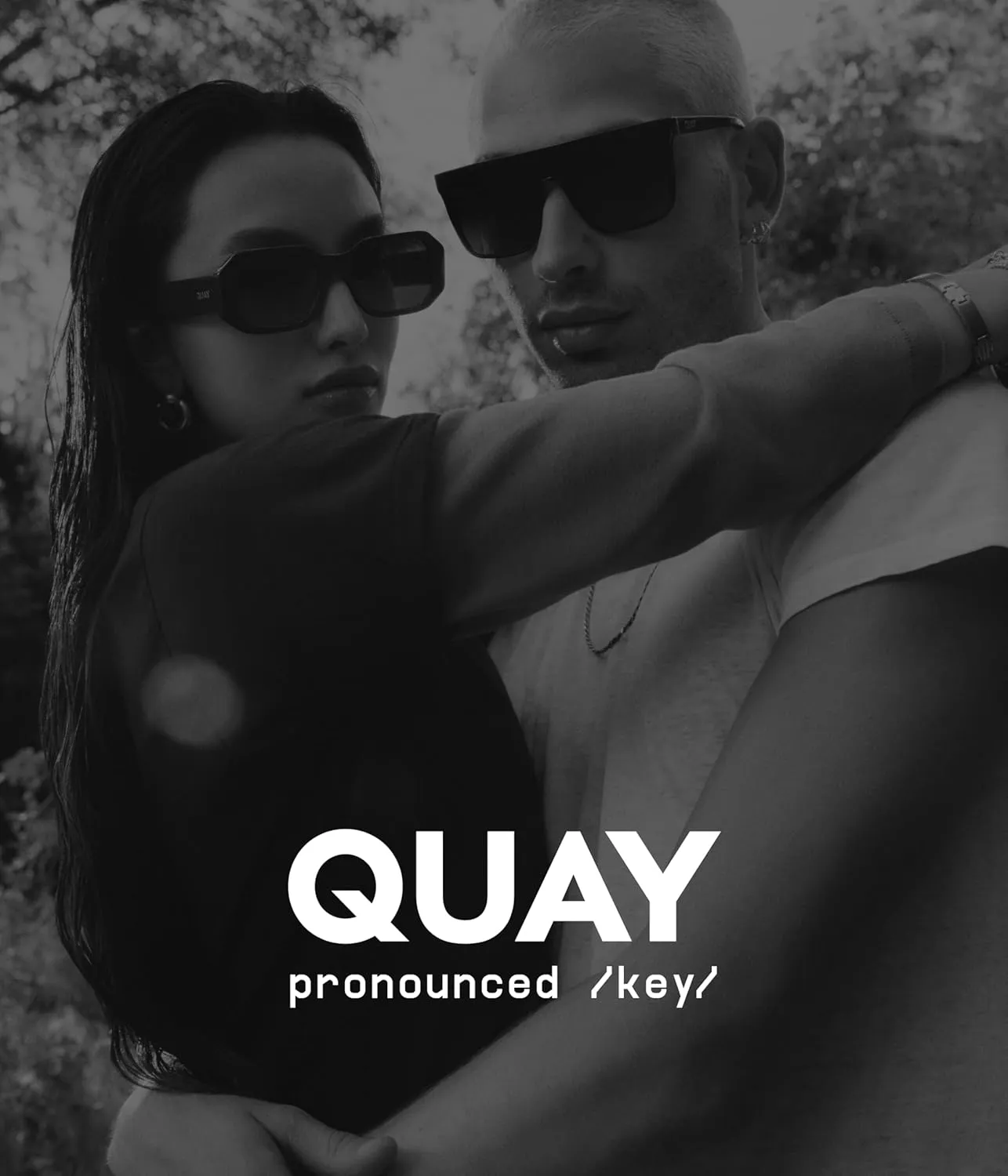 Quay - Sunglasses for Men & Women, Polarized Aviator Lenses with UV Protection, Oversized Sunglasses (High Key Large)
