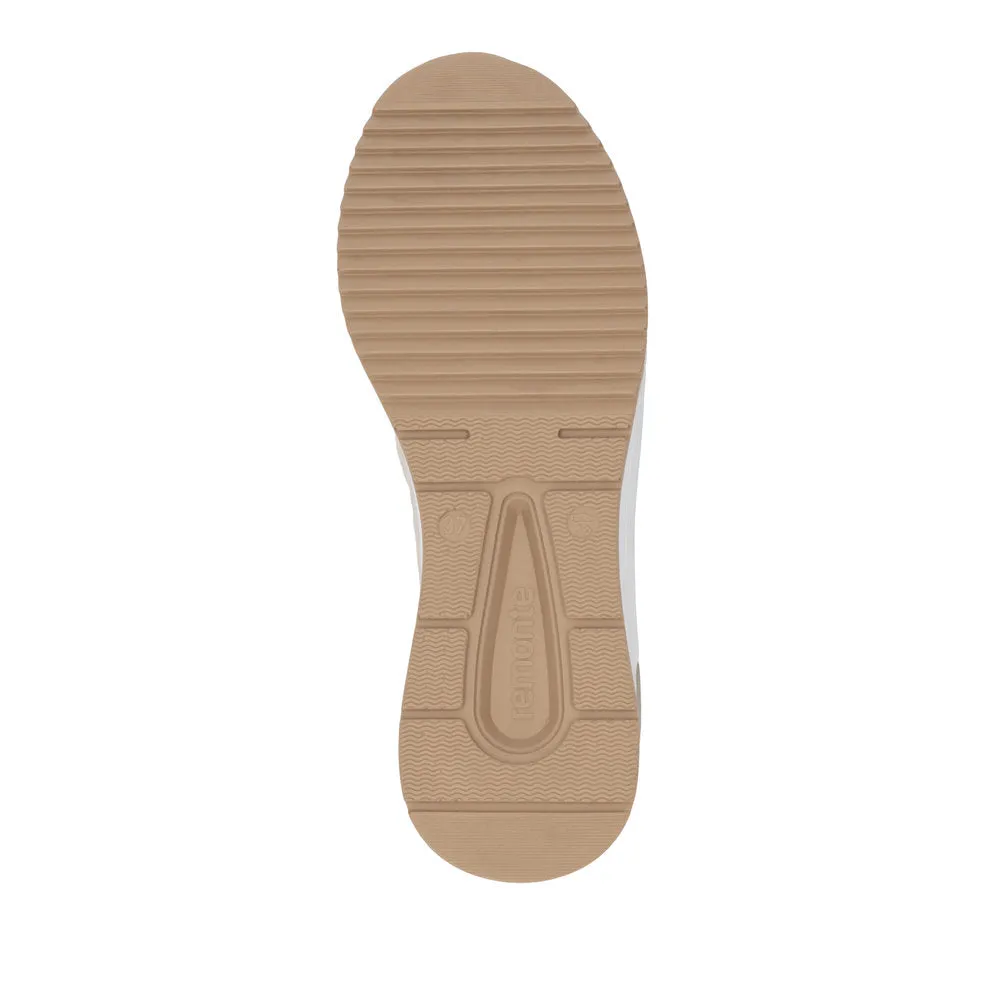 REMONTE - D0T12-60 LOW SEDGE SLIP-ON SHOE - CREAM/GOLD