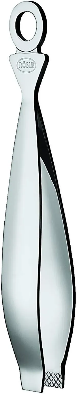 Rosle Stainless Steel Fishbone Tongs, 5.9-inch, Silver