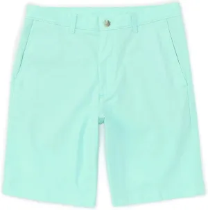 Roundtree & Yorke Men's Big and Tall Cotton Stretch Washed Chino Flat Front Shorts, 9" or 11" Inseam
