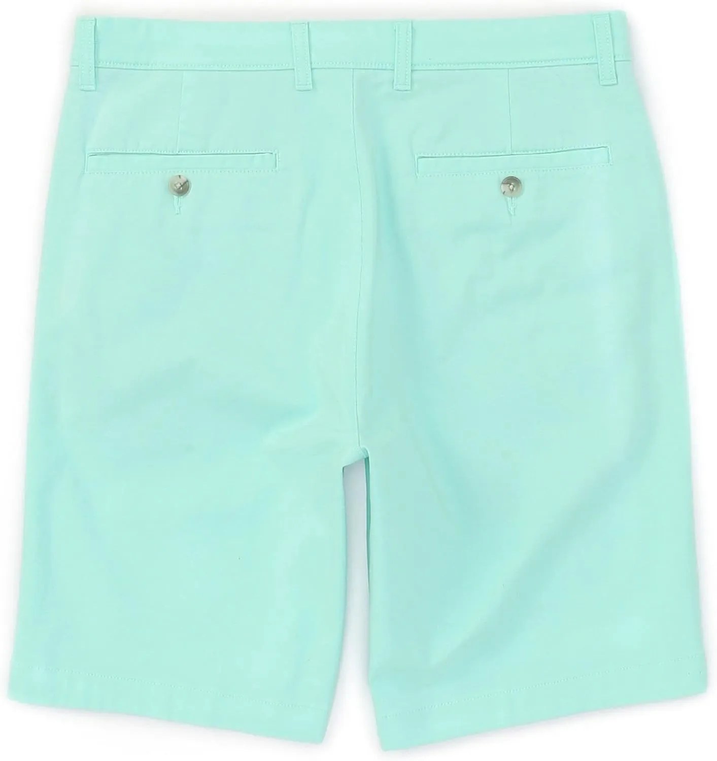 Roundtree & Yorke Men's Big and Tall Cotton Stretch Washed Chino Flat Front Shorts, 9" or 11" Inseam