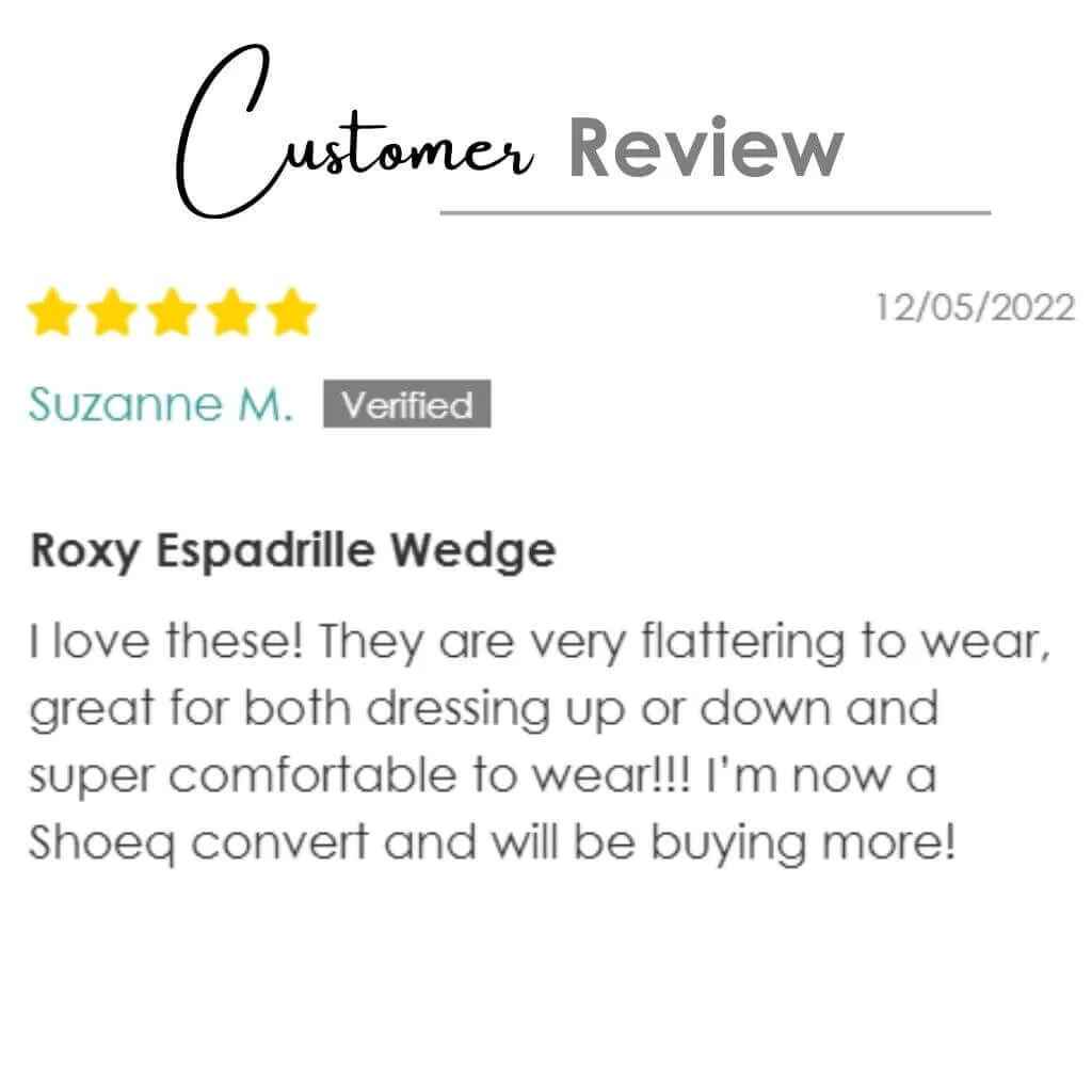 Roxy Wedge ('23 Edit) in Champagne Glitter