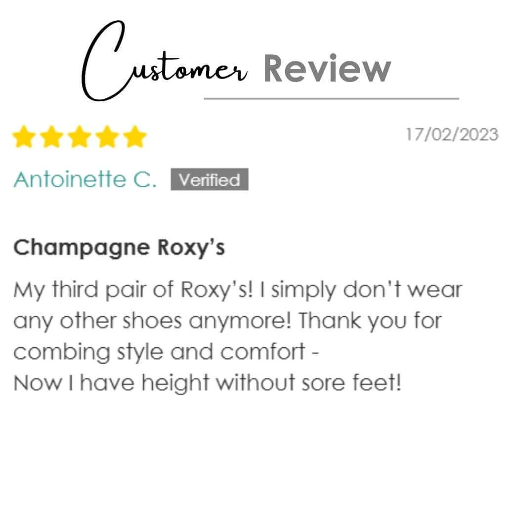 Roxy Wedge ('23 Edit) in Champagne
