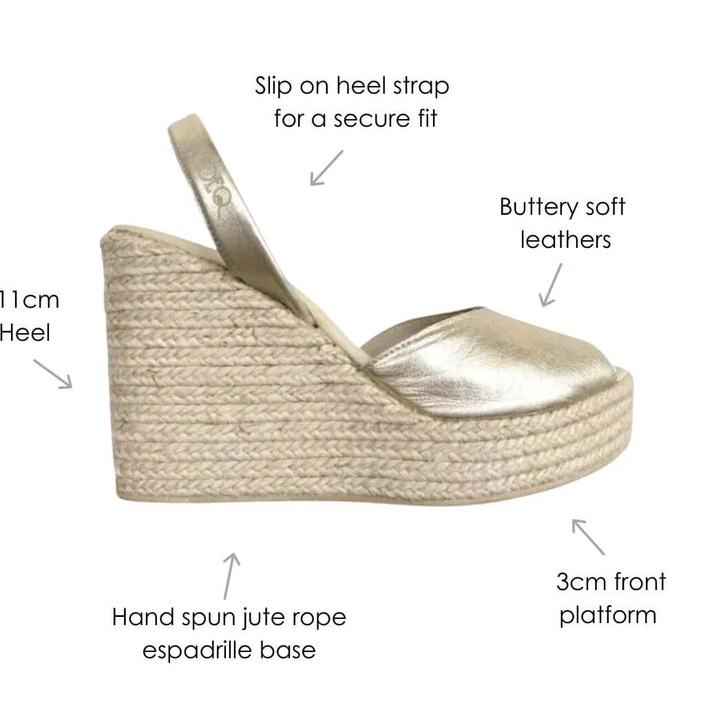Roxy Wedge ('23 Edit) in Champagne