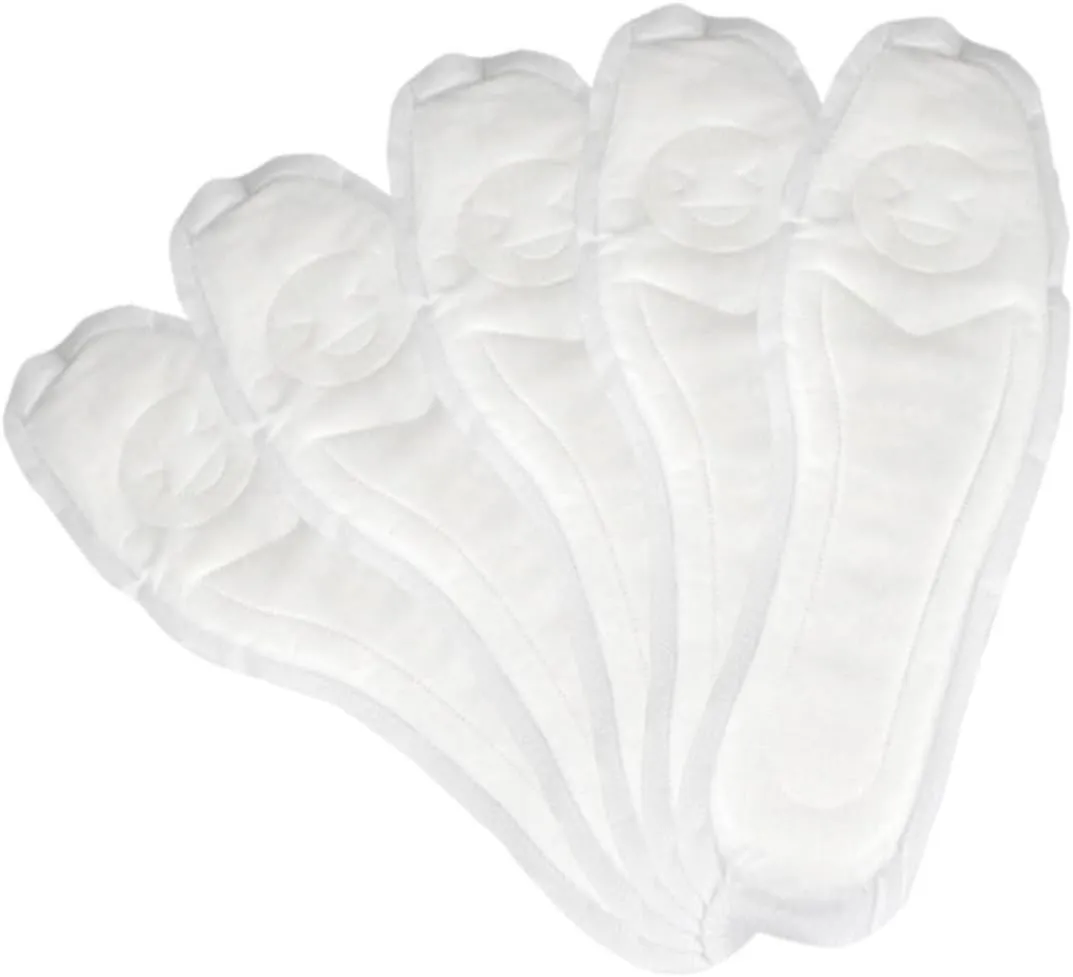 SAFIGLE 10 Pairs Foot Care Cushion Arch Soft Shoe Inserts Support Insole of Feet Cushion Pad for Liners Cotton