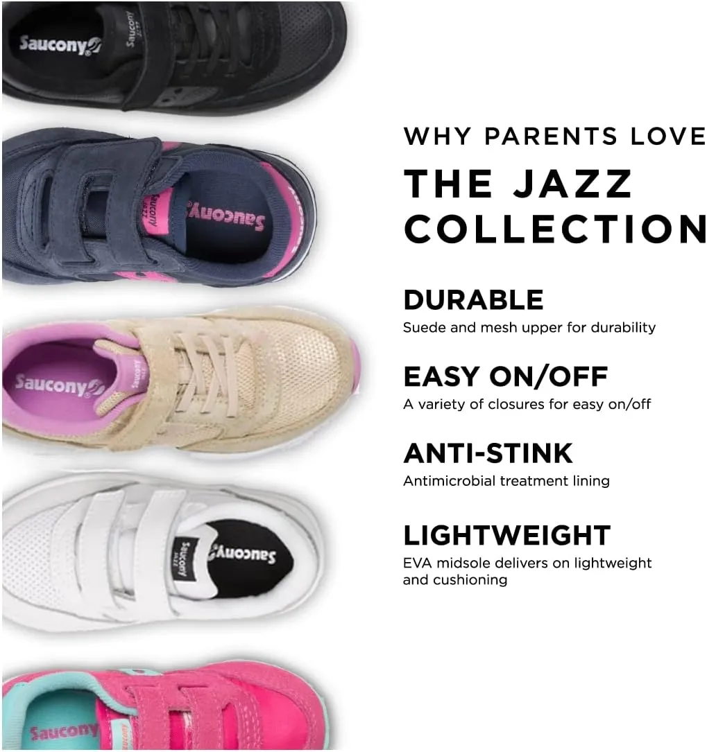 Saucony Unisex-Child Baby Jazz Hook & Loop Seasonal Sneaker