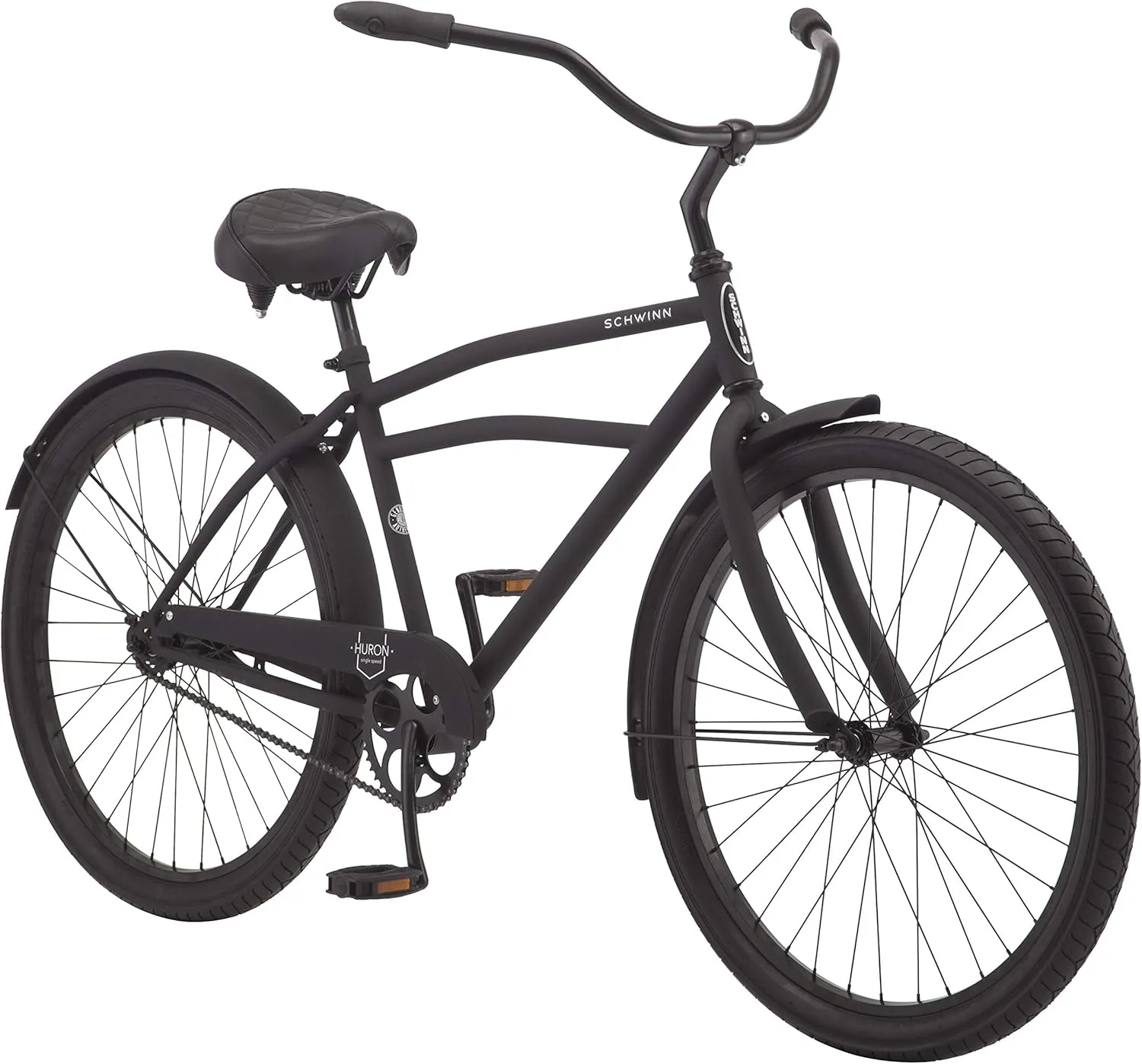 Schwinn Cruiser Bike, 26 Inch Bike for Women and Men, Beach Cruiser Bicycle, Linear Pull Brakes, Comfortable Padded Seat, Upright Riding Position, Adult Bicycle