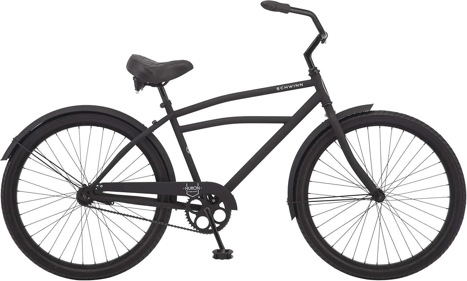 Schwinn Cruiser Bike, 26 Inch Bike for Women and Men, Beach Cruiser Bicycle, Linear Pull Brakes, Comfortable Padded Seat, Upright Riding Position, Adult Bicycle