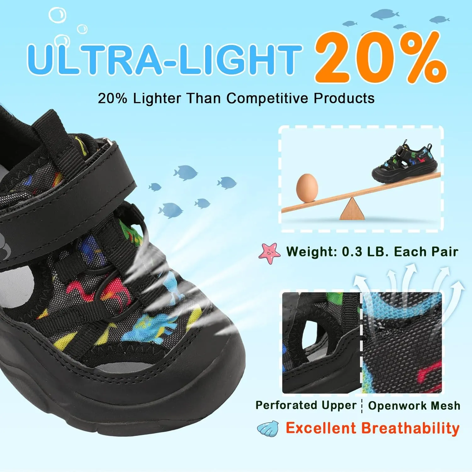 Scurtain Toddler Shoes Boys Girls Kids Sneaker Breathable Walking Shoes for Kids Boys Girls Toddler