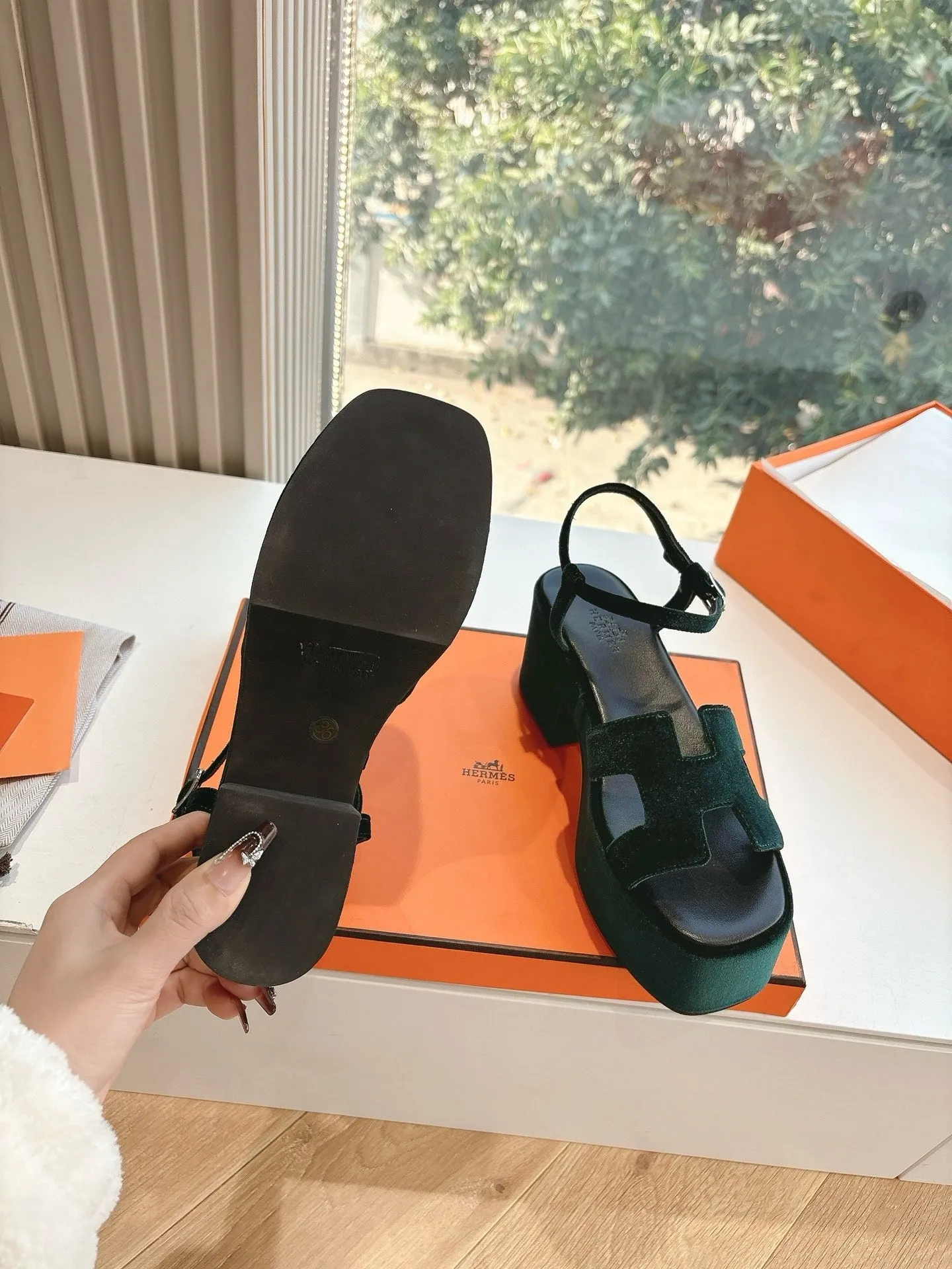 SE1553 H Elda Espadrille Sandals / Size5-10