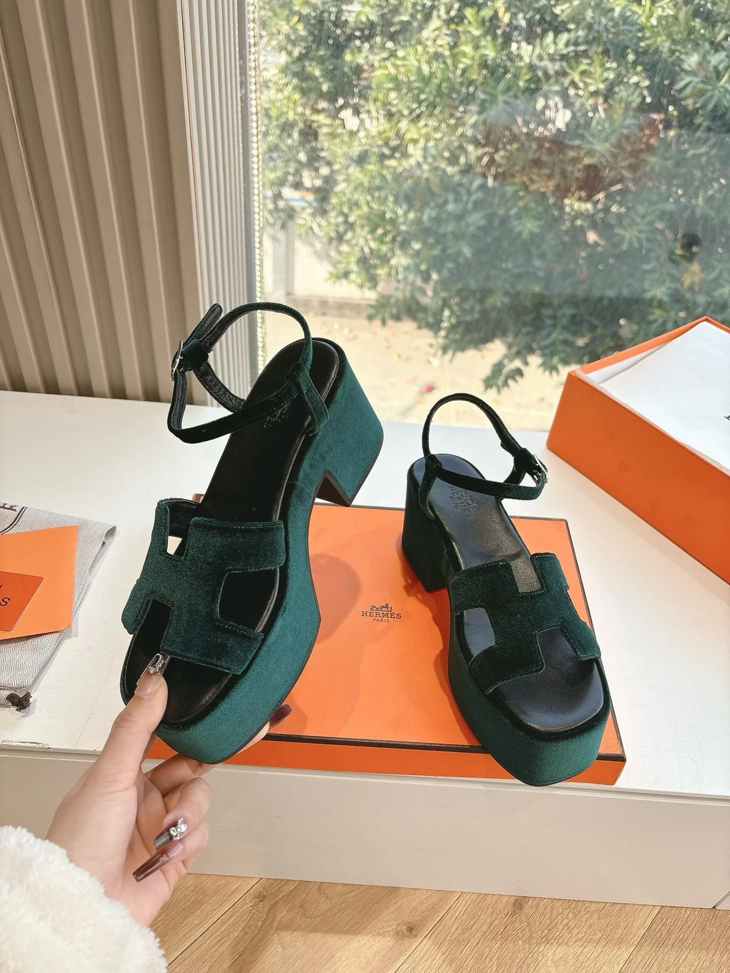 SE1553 H Elda Espadrille Sandals / Size5-10