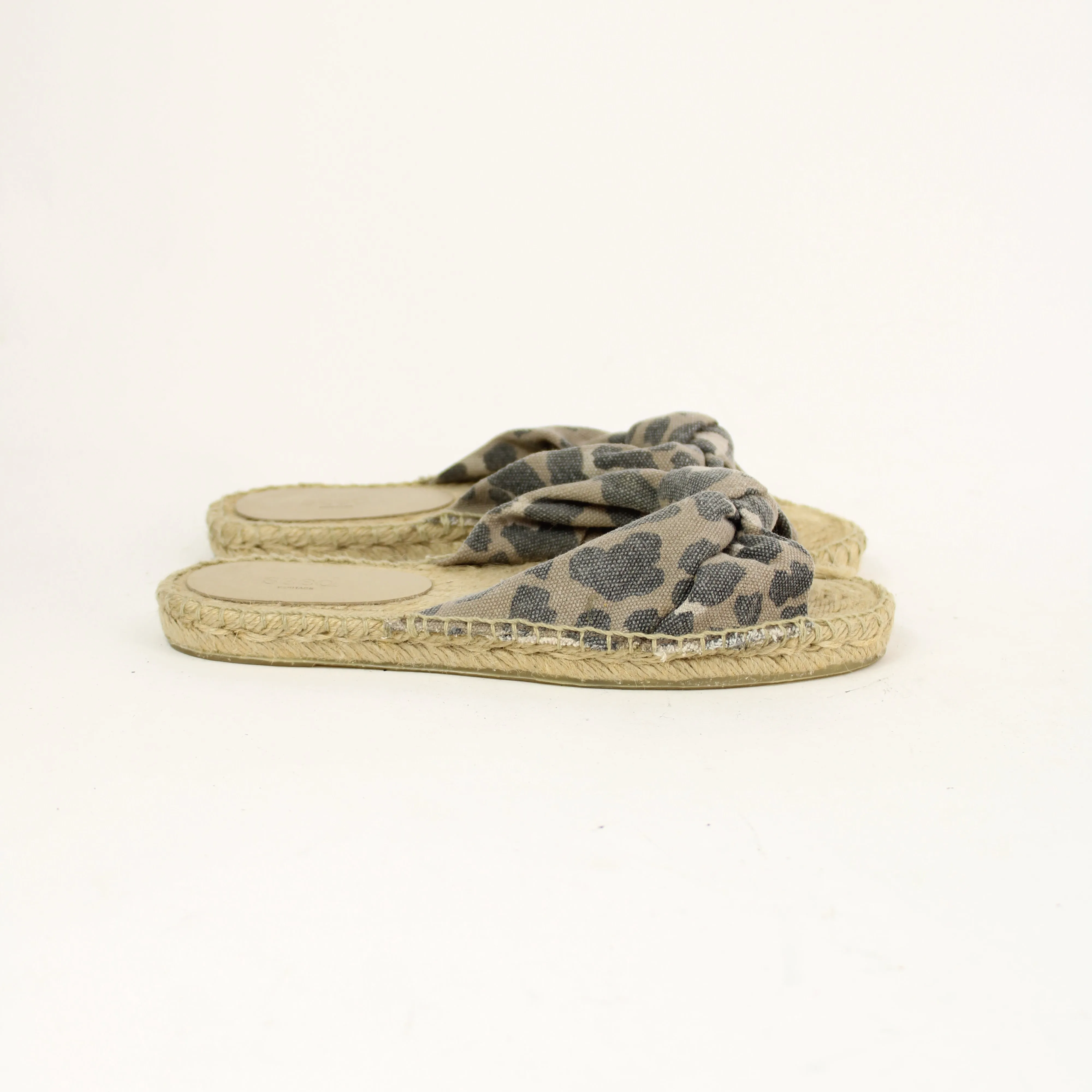 Seed Heritage Jaguar Print Espadrille Slides