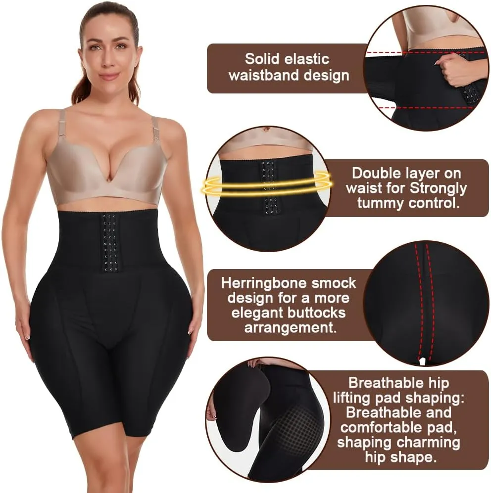 SEXYWG Hip Enhancer Shapewear for Women Hip Padded Body Shape Tummy Control Panty Short