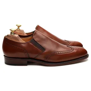 Shipton & Heneage 'Vienna' Tan Brown Leather Slip On Loafers UK 10