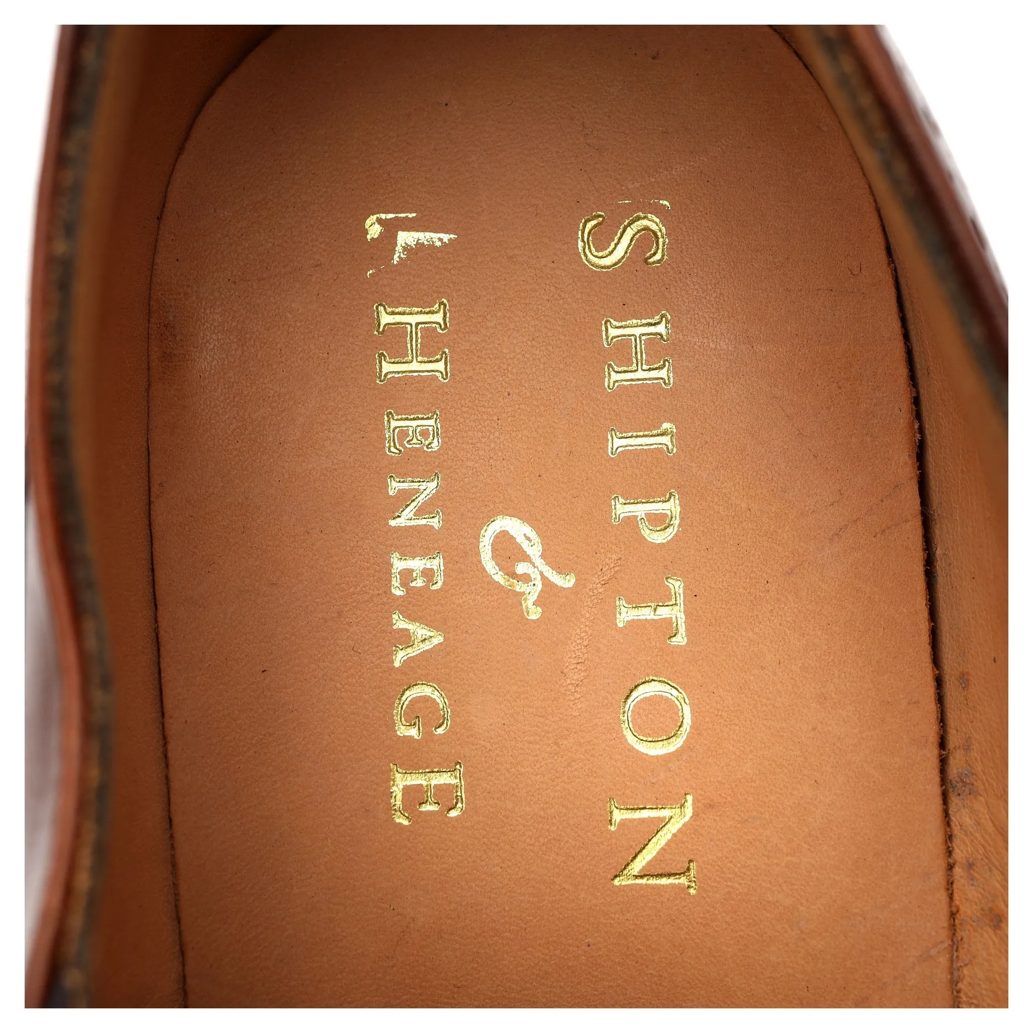 Shipton & Heneage 'Vienna' Tan Brown Leather Slip On Loafers UK 10