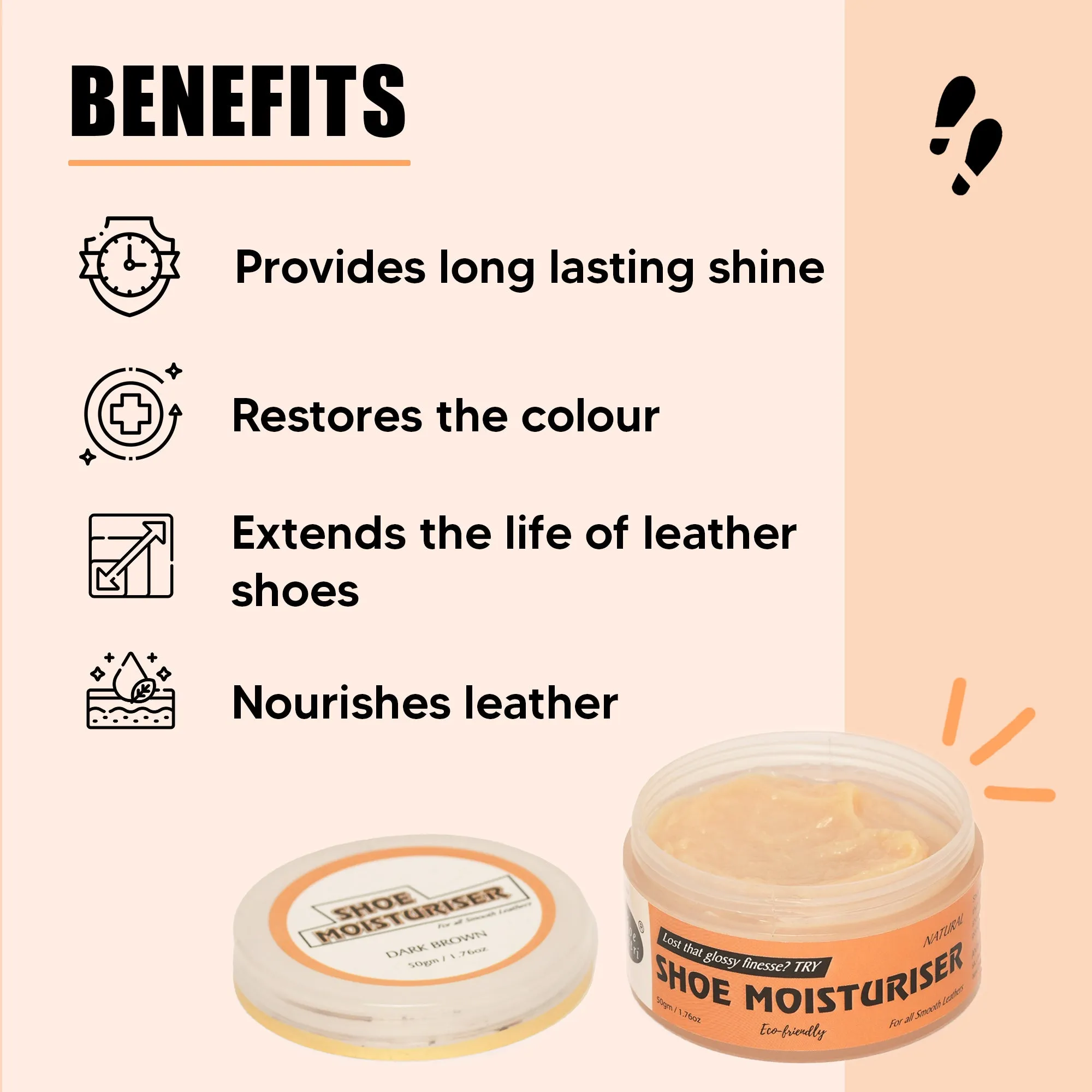 Shoe Mistri Shoe Moisturiser (Natural) - Suitable for Soft Leathers