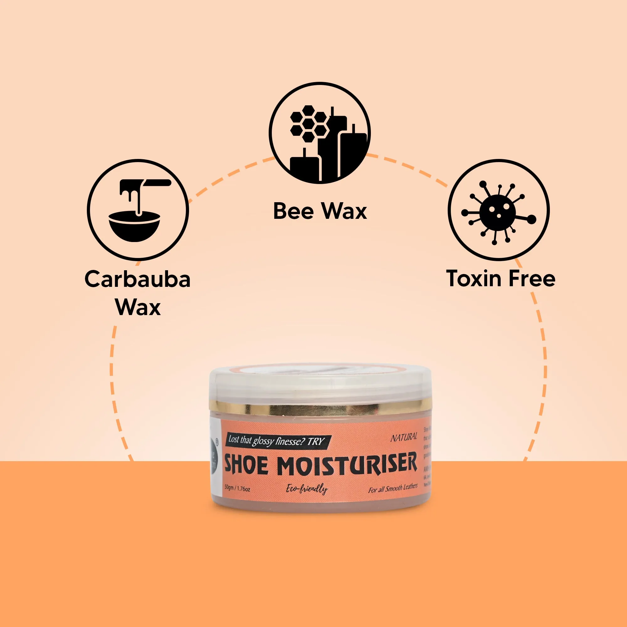 Shoe Mistri Shoe Moisturiser (Natural) - Suitable for Soft Leathers