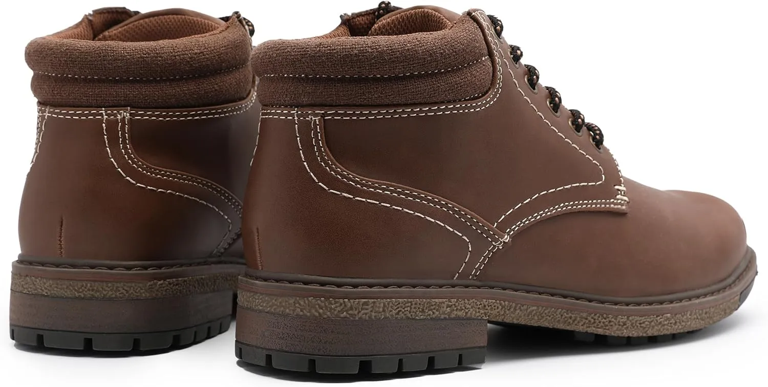 shoeslocker Men's Casual Boots Ankle Boots for Men Dress Loafer Classic Shoes for men With Waterproof Slip Resistant