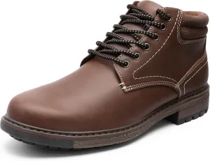 shoeslocker Men's Casual Boots Ankle Boots for Men Dress Loafer Classic Shoes for men With Waterproof Slip Resistant