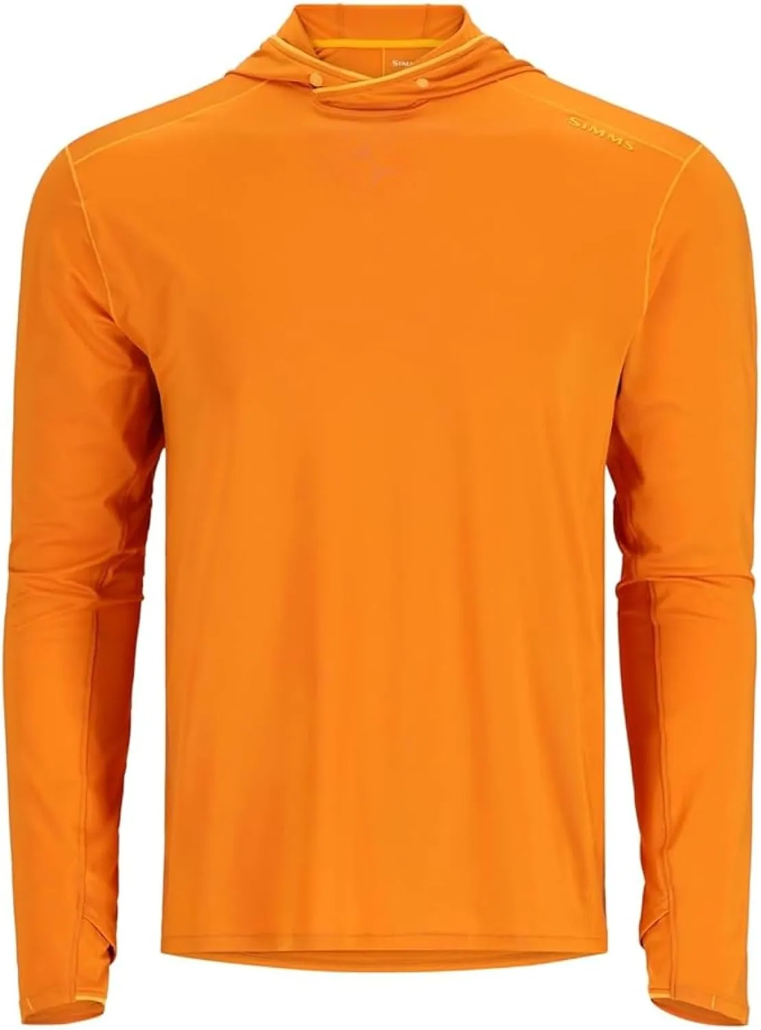 Simms SolarFlex UPF 50  Shirt - Premium Sun Protection Hoodie for Men, Lightweight, Quick-Dry, Breathable Outdoor Apparel for Men (Sun Glow, XX-Large)