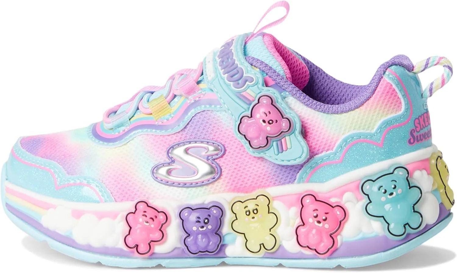 SKECHERS Girl's Gummy Friends 303205l (Little Big Kid) Sneaker