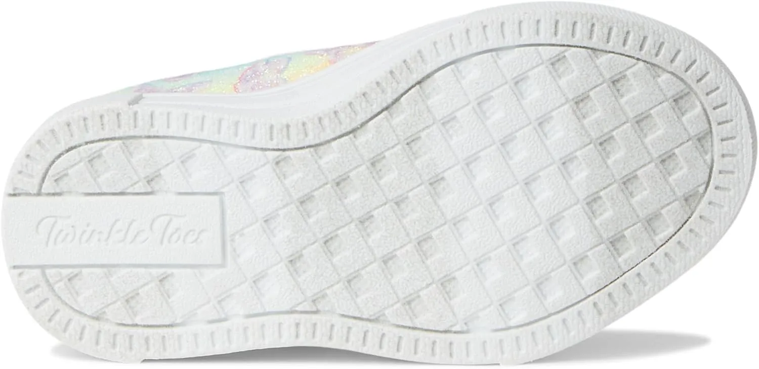SKECHERS Girl's Twinkle Sparks-Ombre Flutter Sneaker