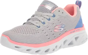 Skechers Sport Women's Women's Fresh Charm Sneaker, LGMT=Light Grey Multi, 7