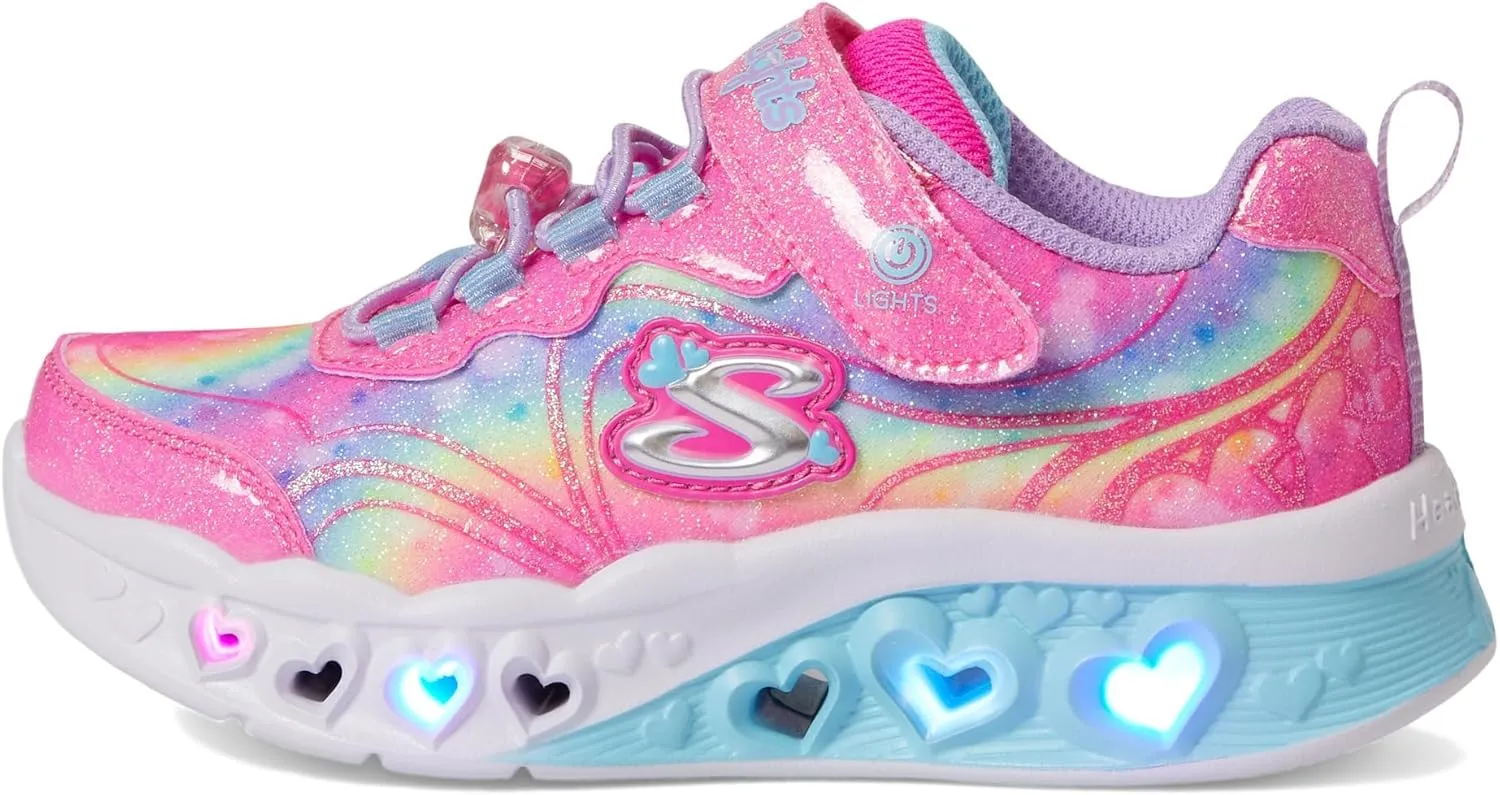 Skechers Unisex-Child Flutter Heart Lights-Groovy Sneaker