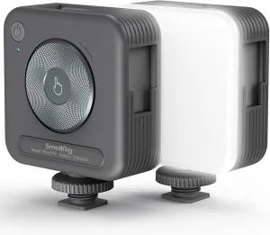 SmallRig P96 LED Video Light, Portable Camera Lights, 96 LED Beads for Photography Video Lighting, Rechargeable 2200mAh CRI 95  2700-6500K w 3 Cold Shoe