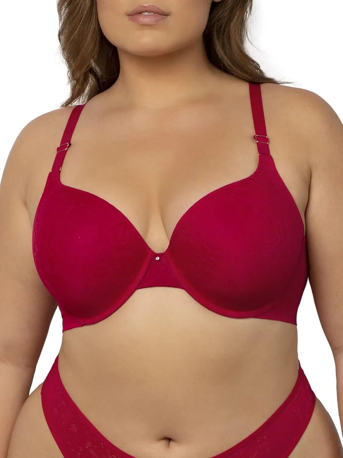 Smart & Sexy Women's Smooth Lace T-Shirt Bra