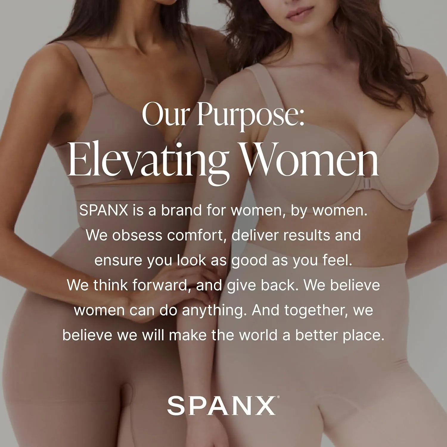 SPANX Undie-Tectable Thong - Comfortable Core Control - Invisible Shapewear Thong - Women's No Show Thong Underwear
