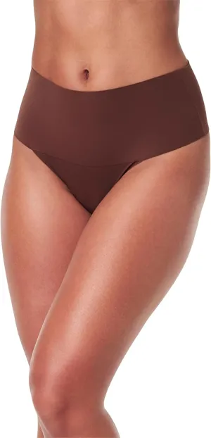 SPANX Undie-Tectable Thong - Comfortable Core Control - Invisible Shapewear Thong - Women's No Show Thong Underwear