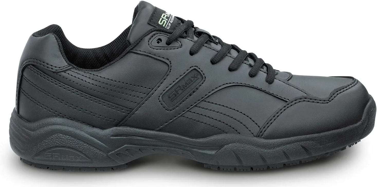 SR Max Dover, Men's, Black, Athletic Style Soft Toe Slip Resistant Work Shoe