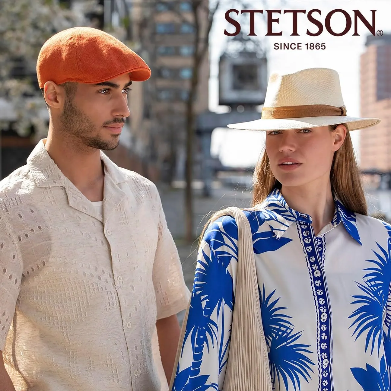 Stetson Texas Descott Linen Flat Cap Men - Made in The EU