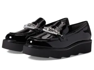 Stuart Weitzman Pearldrop Platform Loafer 11 Black