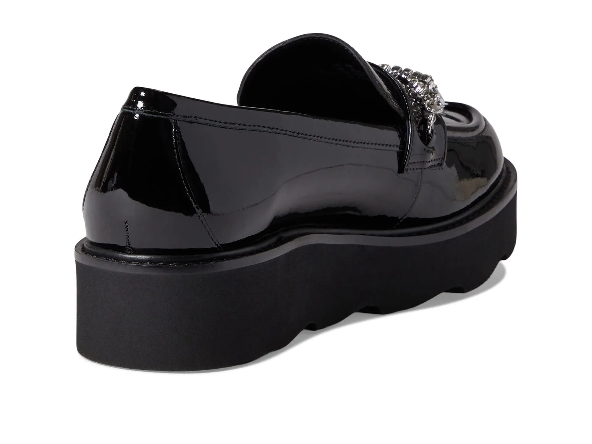 Stuart Weitzman Pearldrop Platform Loafer 11 Black