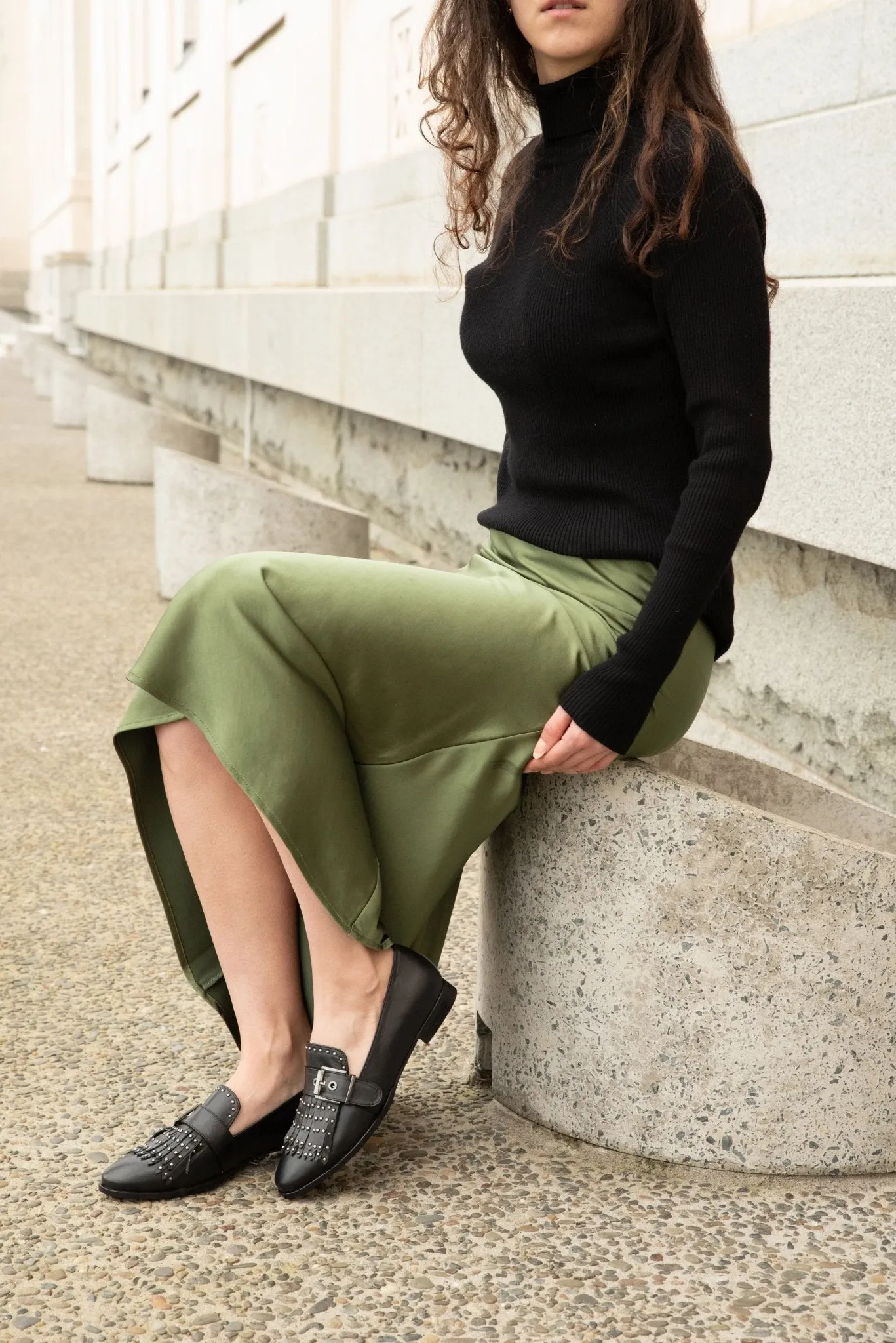 Stud Loafer Black