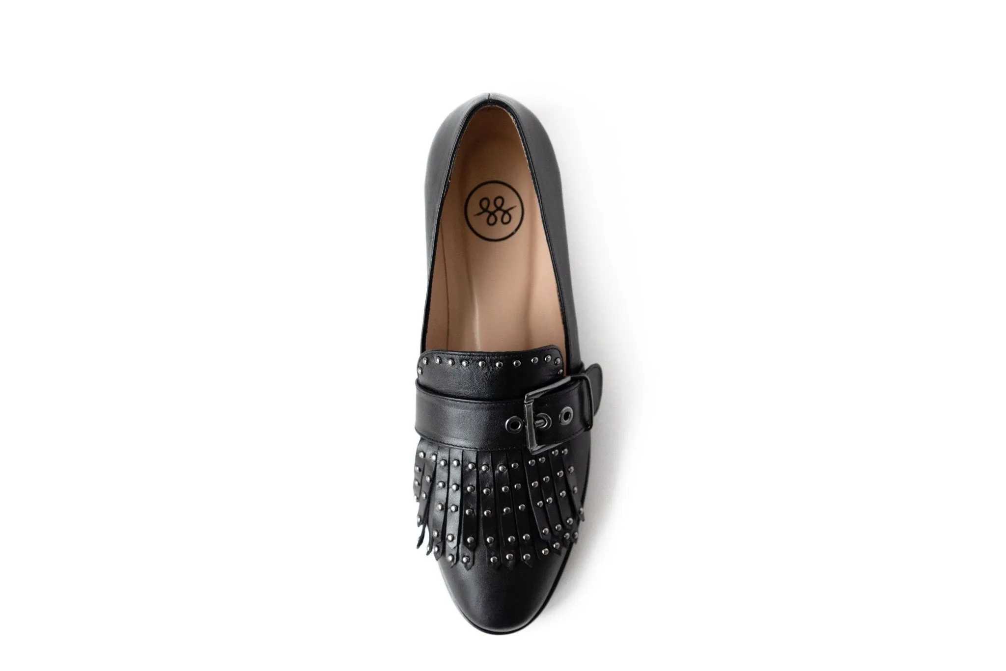 Stud Loafer Black