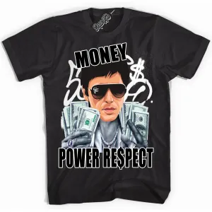 Suede Panda Dunk Sneaker Shirt Tony Montana Graphic