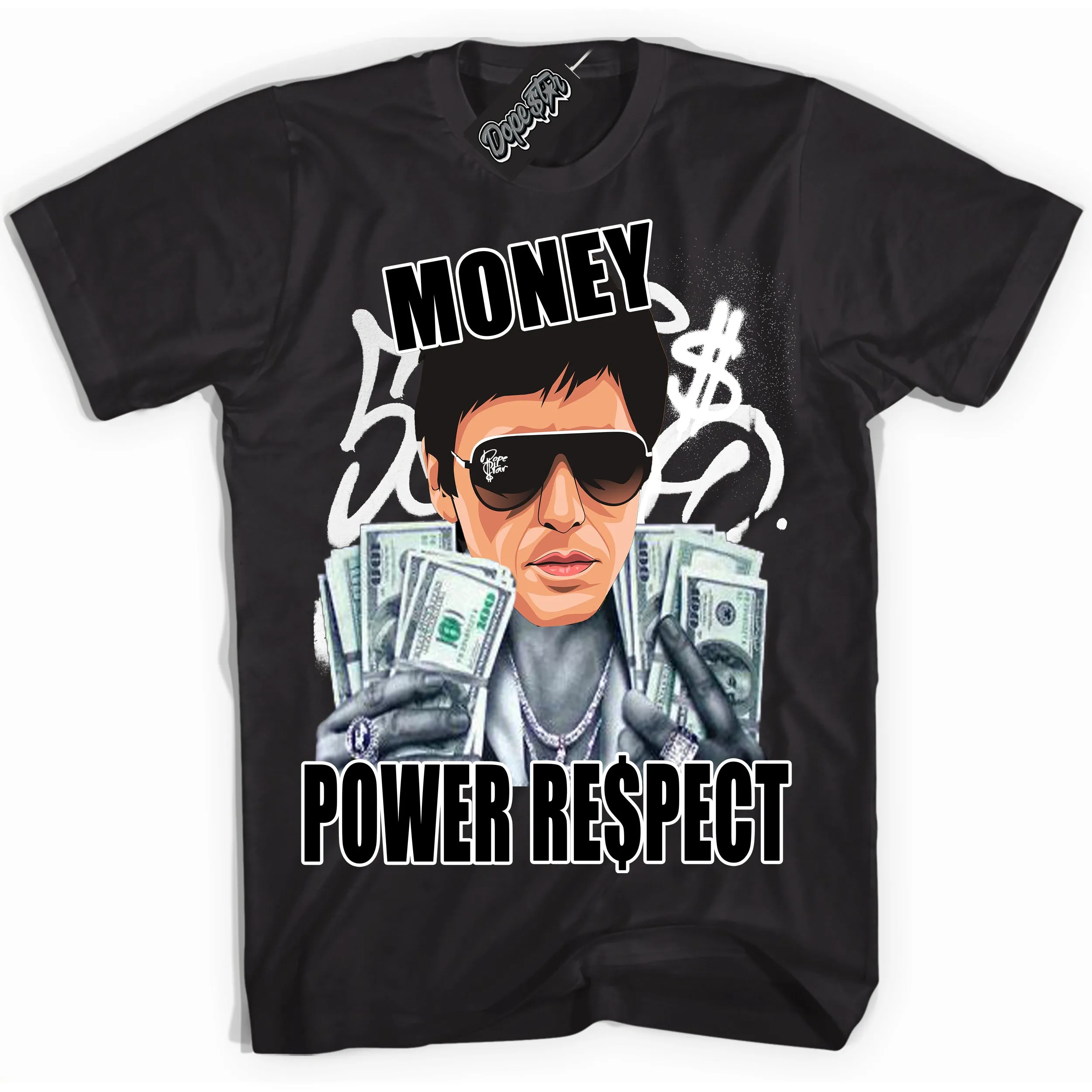 Suede Panda Dunk Sneaker Shirt Tony Montana Graphic