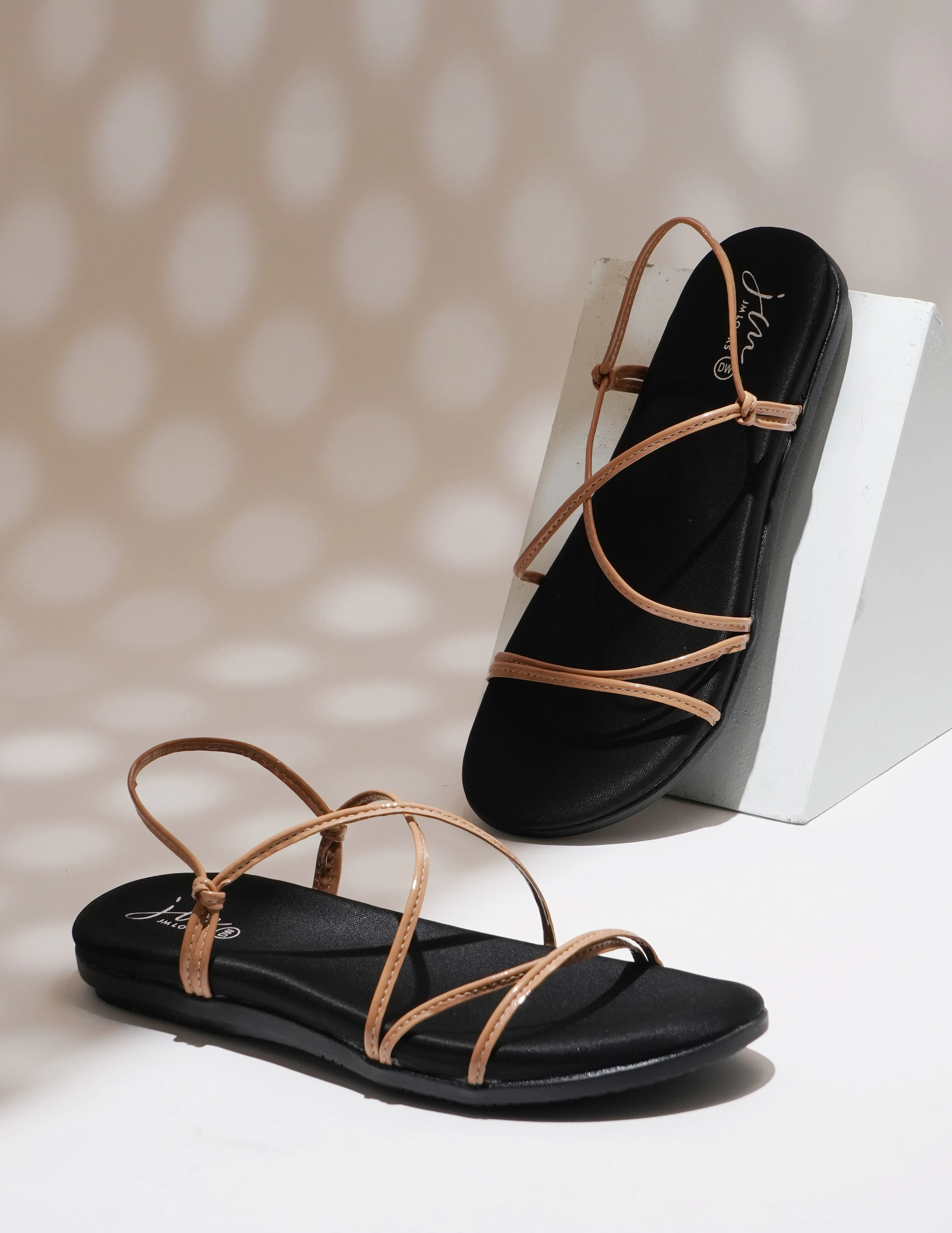 Summer Casual Cross Strappy Comfortable Flat Sandals