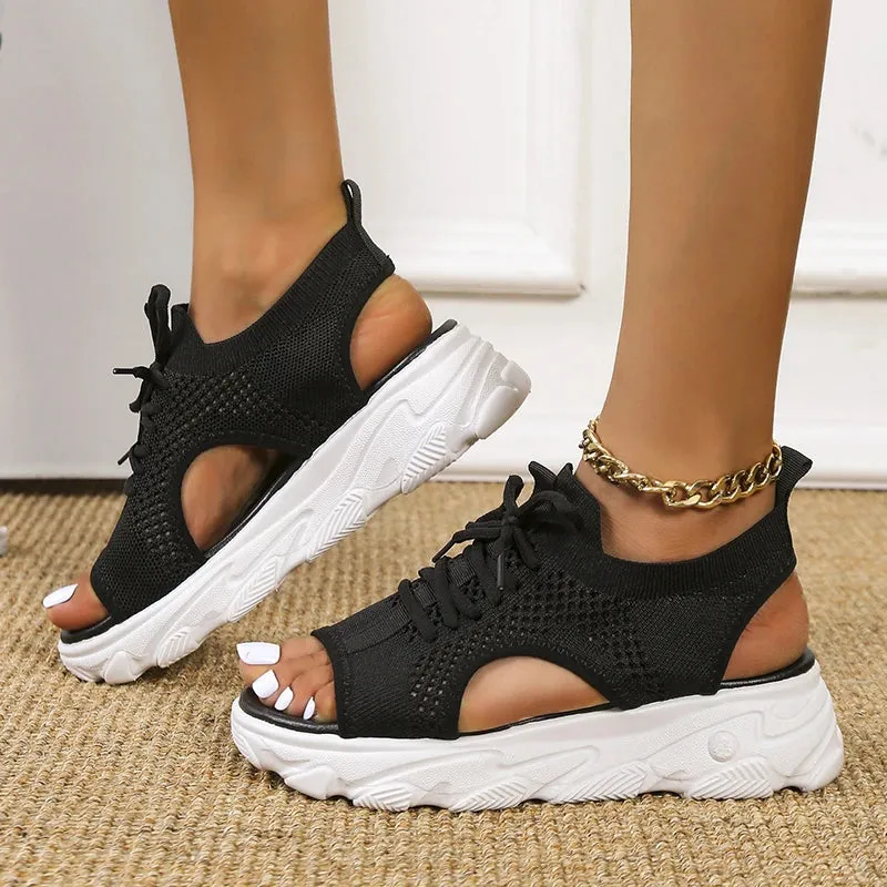 Summer cross-border comfortable soft flat women's sandals